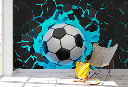 3d Fototapeta Futbalová lopta 1059